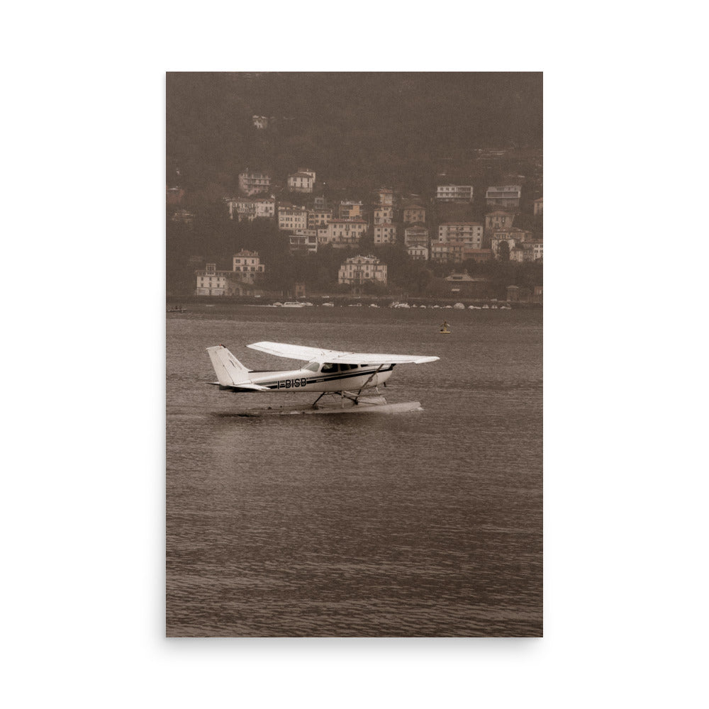 Lake Como Vintage Plane