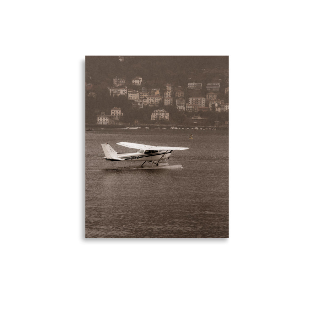 Lake Como Vintage Plane