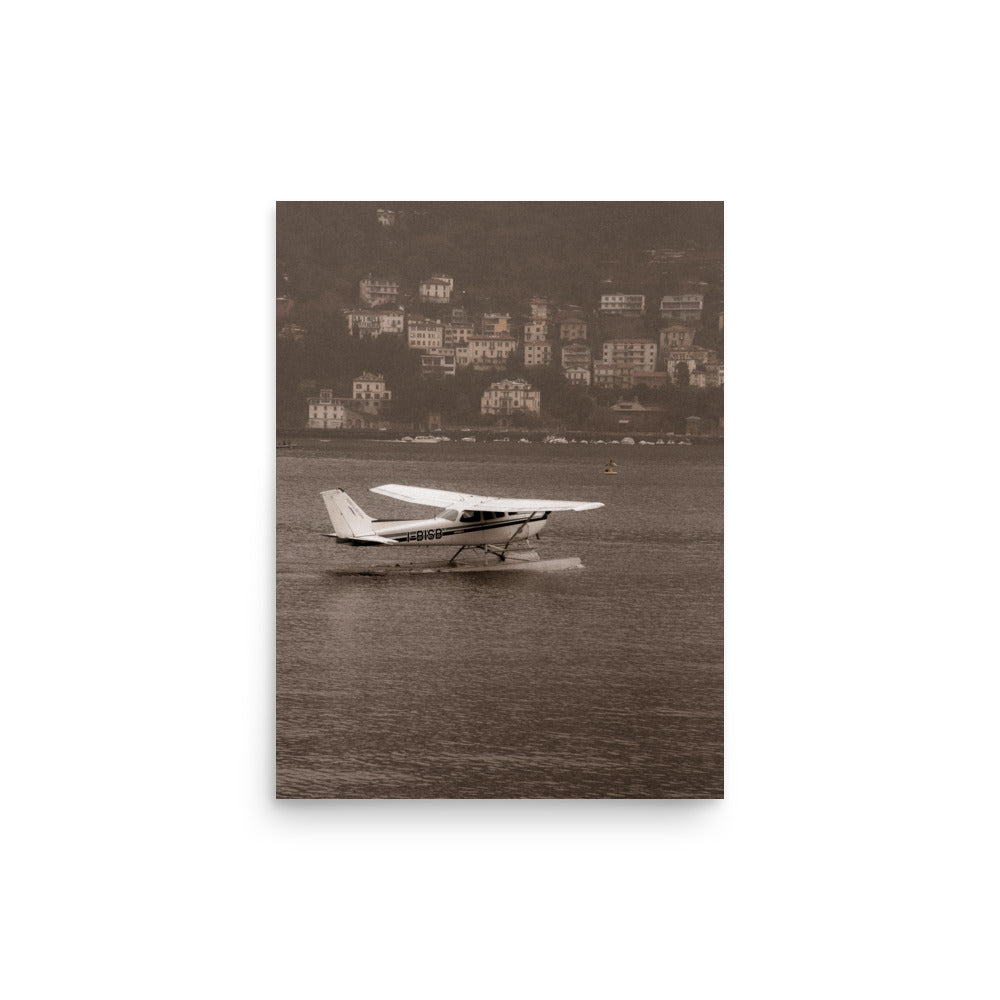 Lake Como Vintage Plane